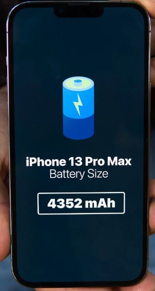 dung lượng pin iphone 13 pro max