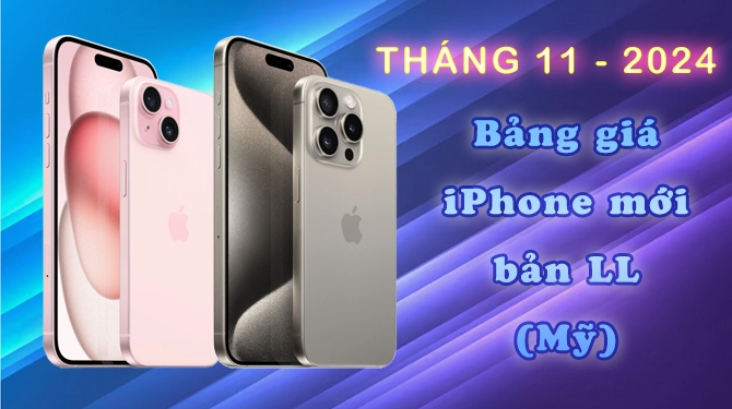 bang gia iphone moi ban My thang 11-2024