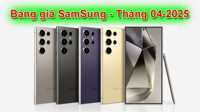 Bảng giá Samsung T04-2025