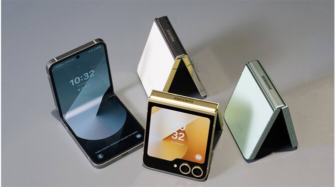 Samsung Galaxy Z Flip6 5G - Dot pha cong nghe man hinh gap