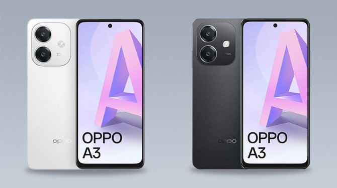 OPPO A3 – Smartphone pho thong voi thiet ke thoi trang, hieu nang on dinh va pin ben bi