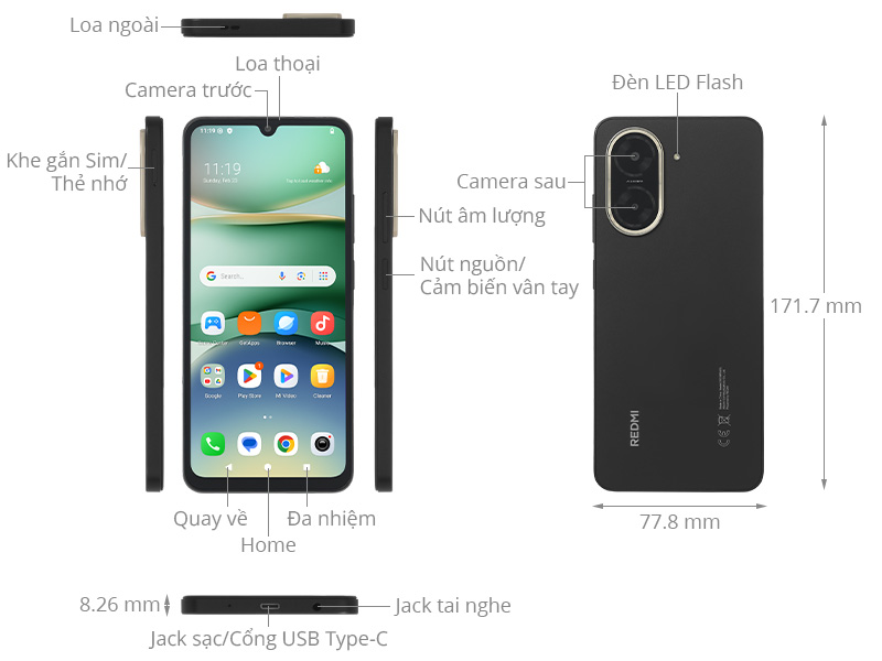 Xiaomi Redmi A5 – Smartphone gia re ben bi, hieu nang on dinh cho nguoi dung pho thong