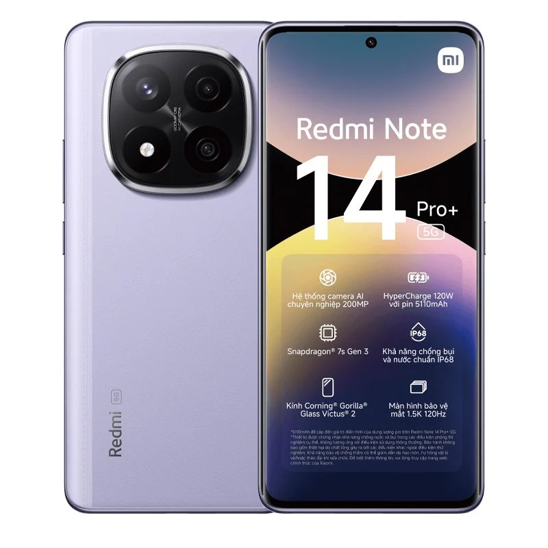 Xiaomi Redmi Note 14 Pro 5G - Smartphone tam trung dan dau cong nghe 5G