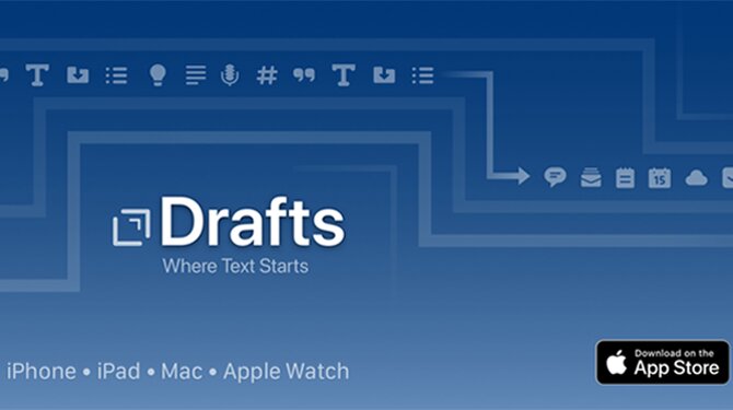 Drafts – Ung dung ghi chu manh me danh cho iPhone ma ban khong the bo qua