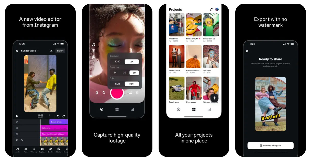 Edits – Ung dung chinh sua anh va video sang tao danh rieng cho iPhone
