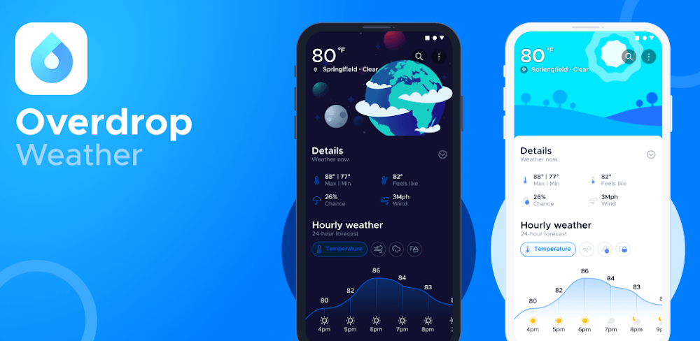 Overdrop – Ung dung du bao thoi tiet hien dai, chinh xac va toi uu cho iPhone