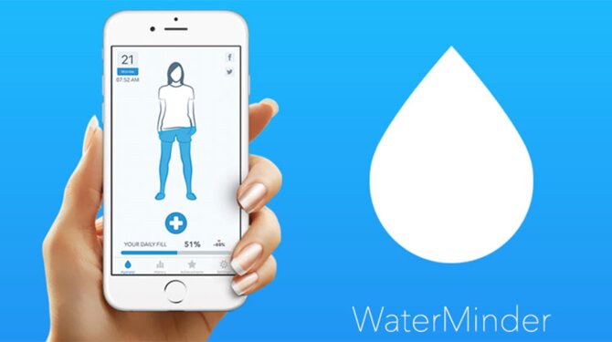 WaterMinder – Ung dung nhac uong nuoc hieu qua tren iPhone giup cai thien suc khoe moi ngay