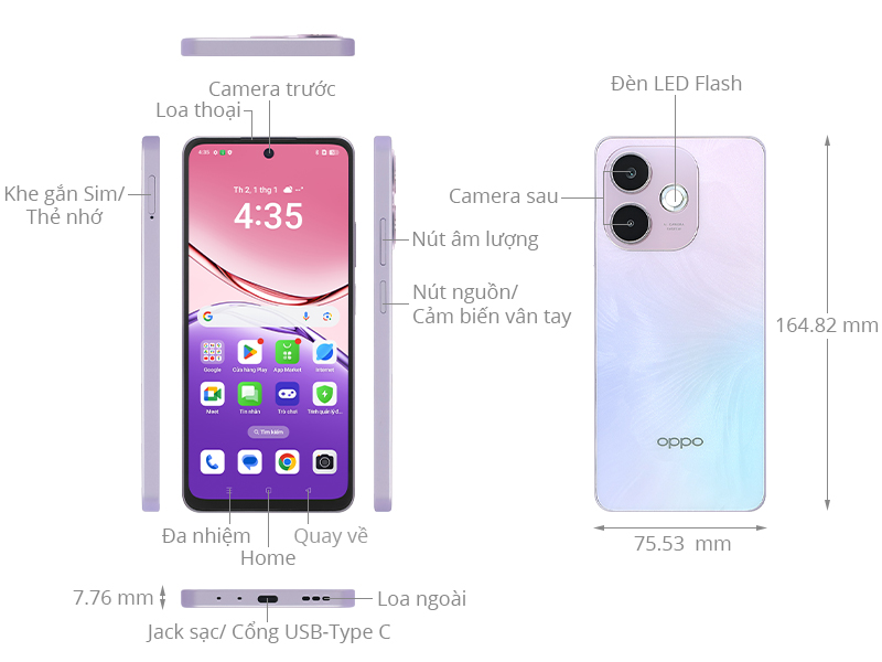 OPPO A5 Pro 5G – Smartphone ben bi, hieu nang manh me, thiet ke hien dai