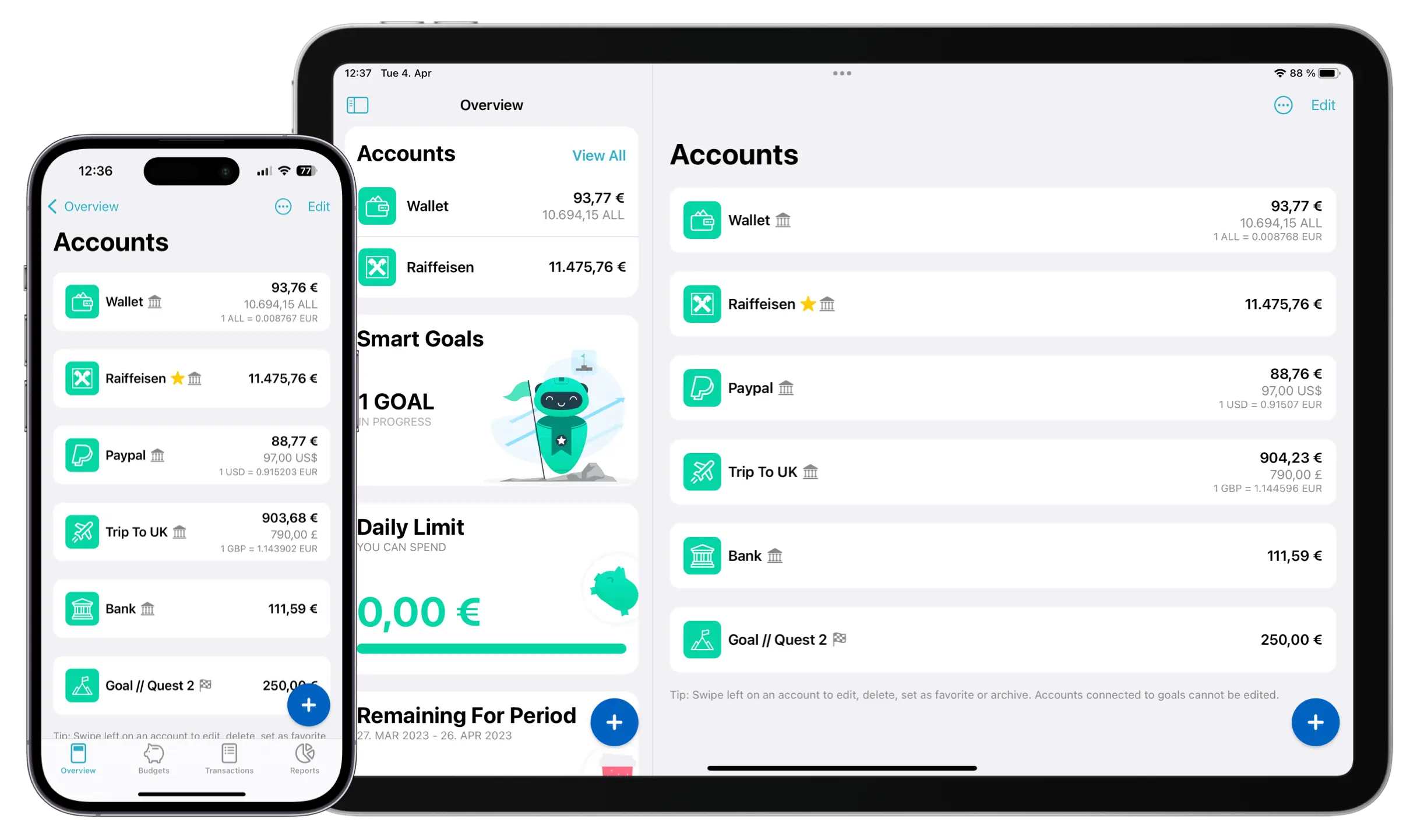 MoneyCoach tren iPhone – Tro ly tai chinh ca nhan thong minh, de dung va hieu qua