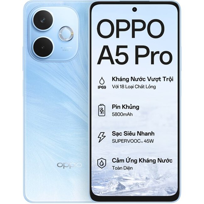 OPPO A5 Pro 4G – Smartphone ben bi, hieu nang manh me, thiet ke hien dai