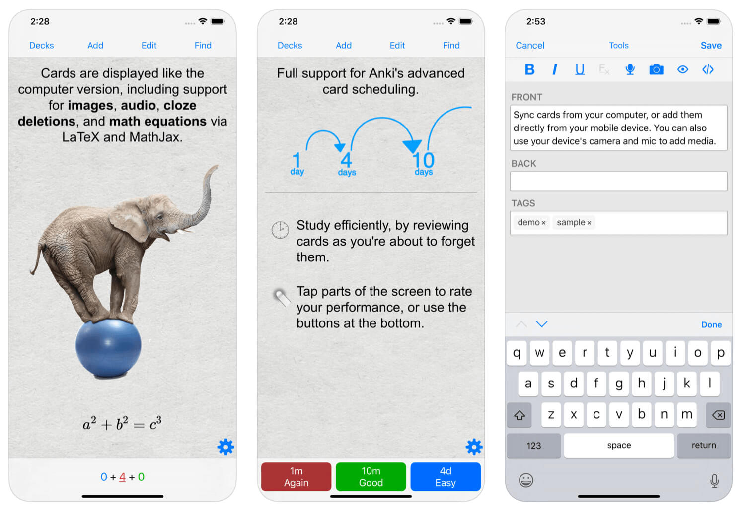 AnkiMobile – Ung dung hoc hieu qua tren iPhone danh cho nguoi ham hoc hoi