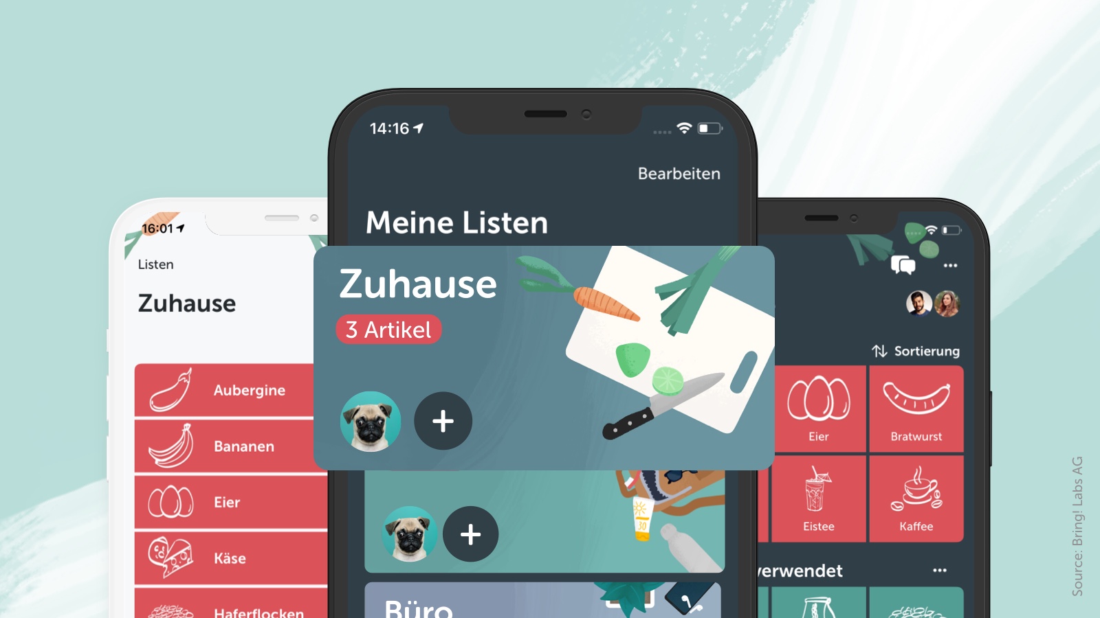 Dieu tuyet voi la Bring! hoan toan mien phi tren App Store. Du co nhieu tinh nang manh me va tien ich, ung dung khong lam phien nguoi dung bang quang cao day dac nhu nhieu app khac