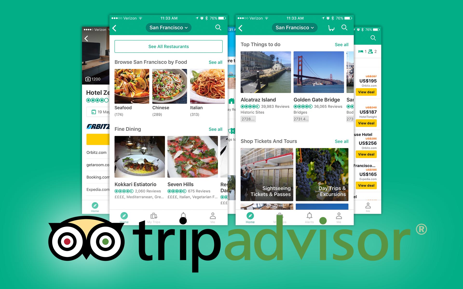 TripAdvisor tren iOS cua iPhone la ung dung khong the thieu cho bat ky ai yeu thich du lich, kham pha va trai nghiem