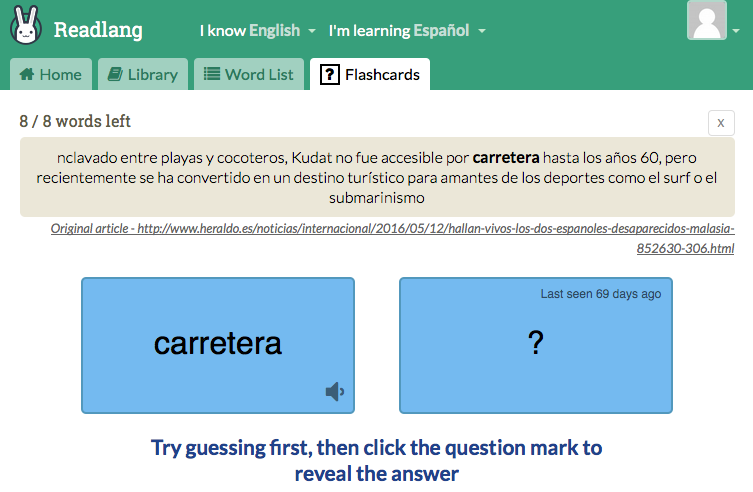 Readlang Web Reader – Ung dung doc va hoc ngoai ngu hieu qua tren iPhone