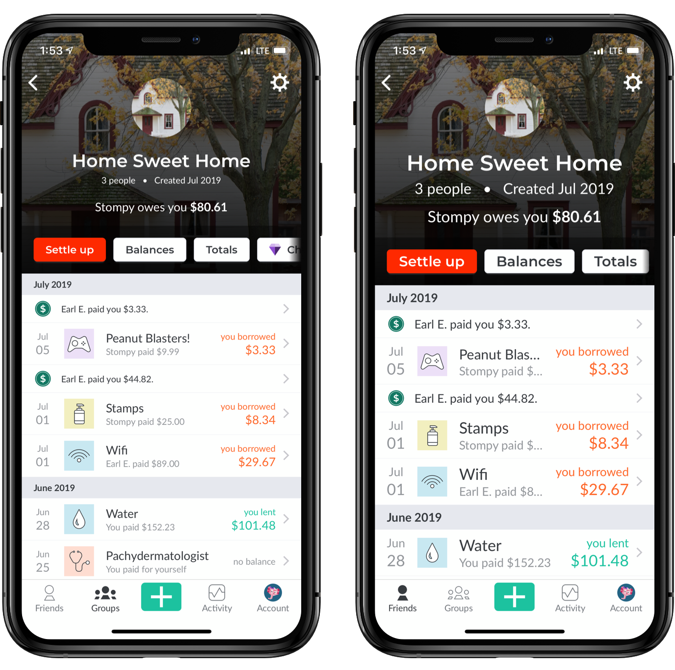 Splitwise tren iPhone la ung dung khong the thieu cho nhung ai thuong xuyen tham gia hoat dong nhom, song chung voi nguoi khac hoac muon don gian hoa viec quan ly chi tieu