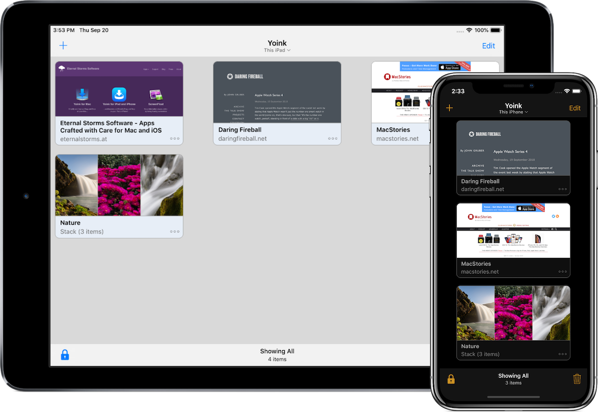 Yoink – Ung dung keo tha tuyet voi giup nang tam trai nghiem iPhone