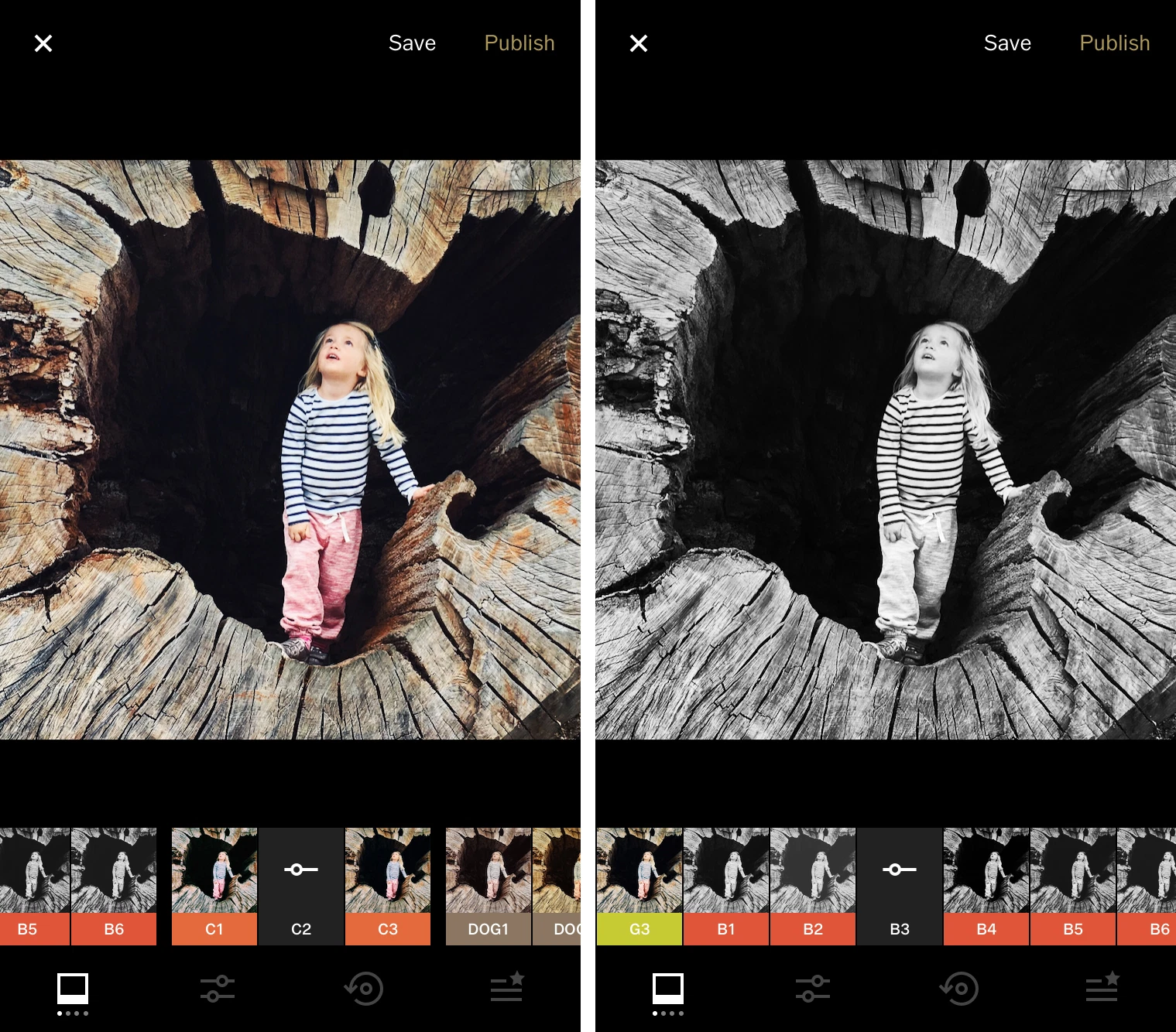 VSCO (doc la "Visco") la mot ung dung chinh sua anh va video noi bat tren he dieu hanh iOS