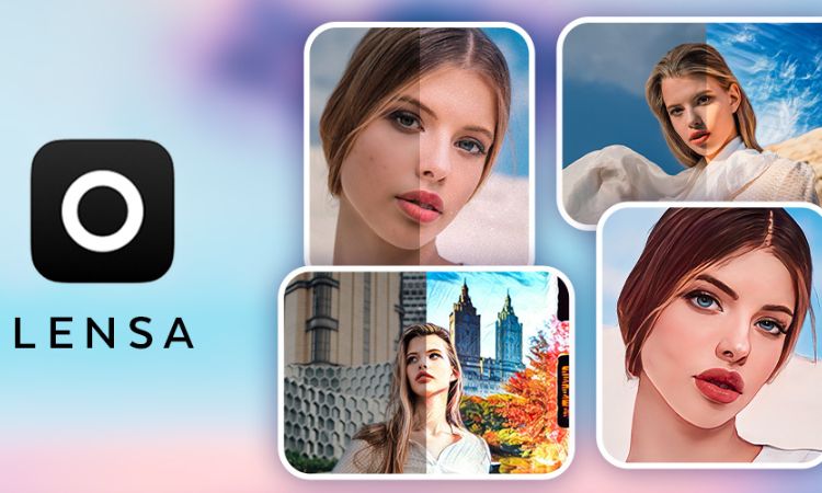 Lensa AI la mot ung dung chinh sua anh thong minh danh cho iOS, tap trung chu yeu vao anh chan dung (portrait) va anh selfie