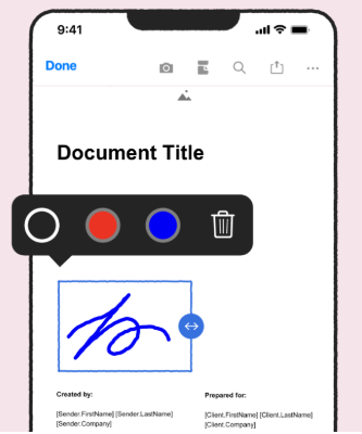 Ky PDF tren iPhone bang Acrobat