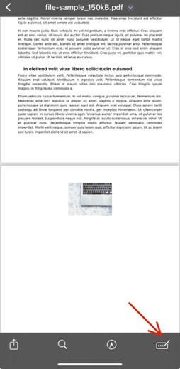 ky PDF bang cong cu danh dau tren iPhone
