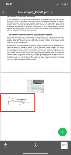 ky PDF bang cong cu danh dau tren iPhone