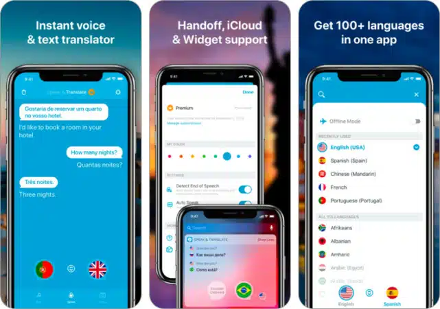 speak translate trên iPhone