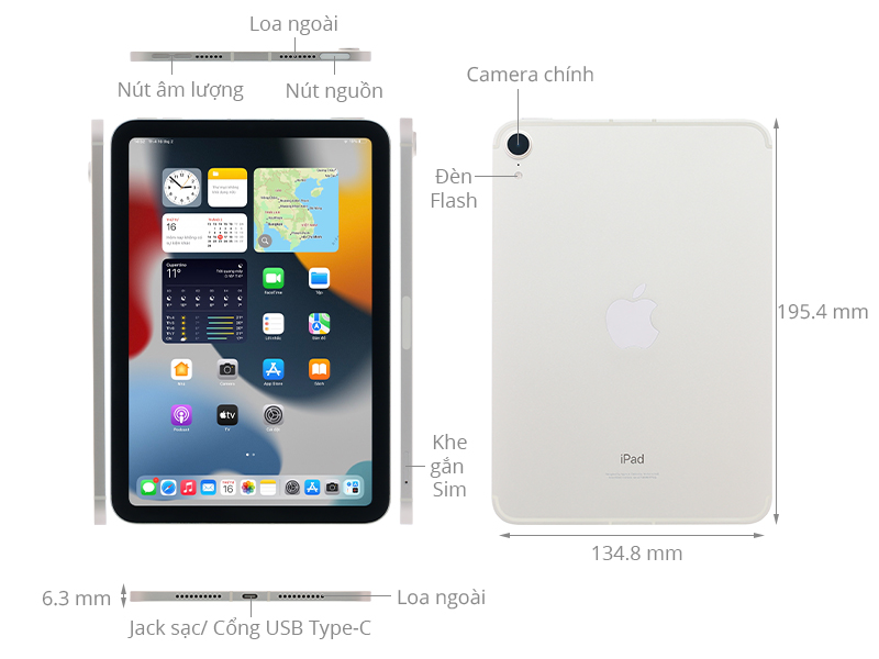 iPad mini 6 la su ket hop hoan hao giua thiet ke nho gon, hieu nang manh me va trai nghiem da nang