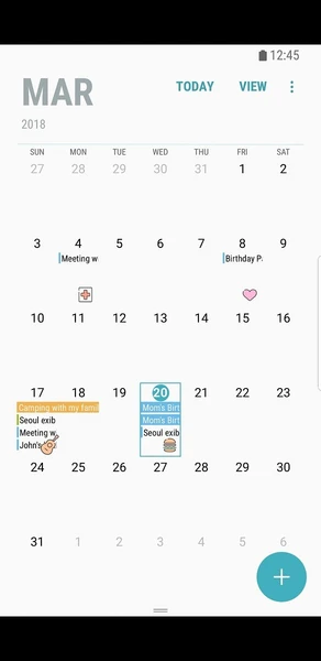 Samsung Calendar la ung dung lich duoc cai san tren hau het cac thiet bi Samsung Galaxy. Day la cong cu quan ly thoi gian toan dien, cho phep nguoi dung tao lich hen, cuoc hop, cong viec, sinh nhat, nhac viec dinh ky va su kien dac biet