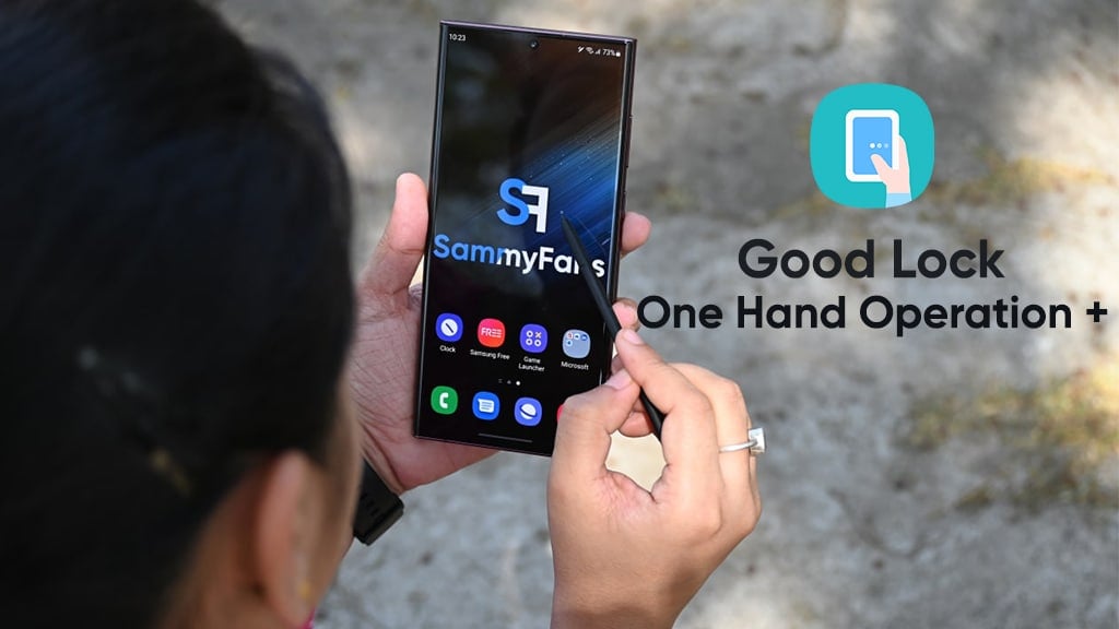 One Hand Operation+ la mot tien ich mo rong chinh thuc do Samsung phat trien danh rieng cho thiet bi Android cua hang