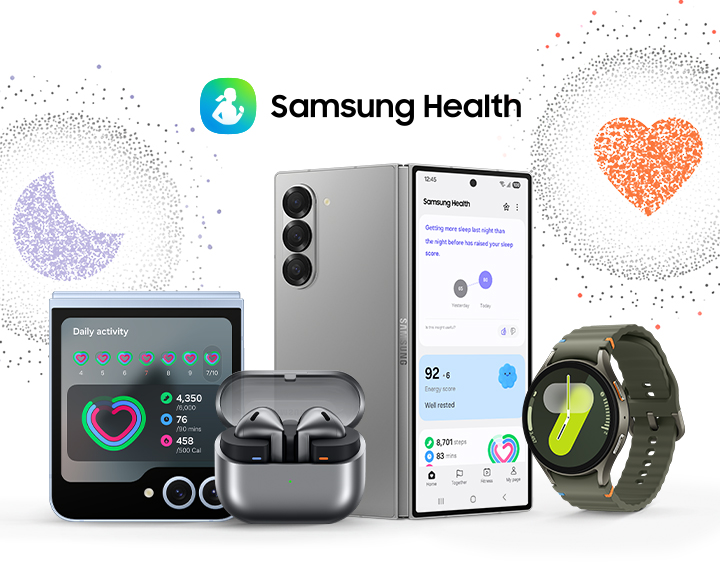 Samsung Health la mot ung dung suc khoe mien phi do Samsung phat trien, co mat san tren hau het cac smartphone Galaxy va thiet bi deo thong minh nhu Galaxy Watch
