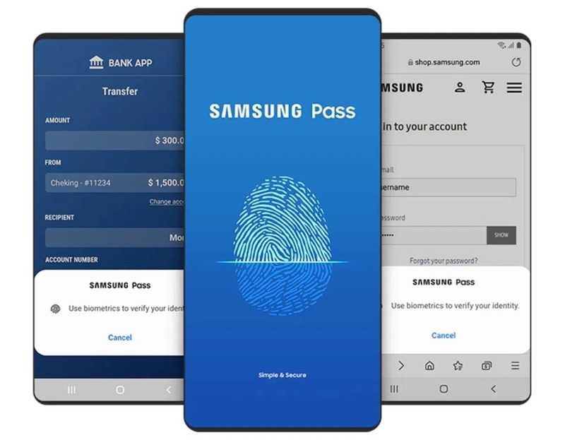 Samsung Pass la mot ung dung bao mat tich hop san tren cac thiet bi Galaxy chay Android va giao dien One UI, cho phep nguoi dung luu tru, tu dong dien va quan ly thong tin dang nhap, mat khau, dia chi va du lieu ca nhan mot cach an toan
