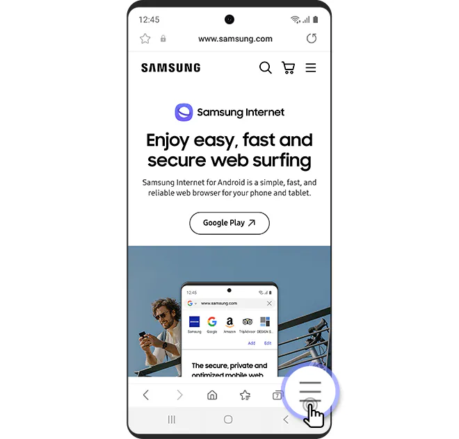 Samsung Internet khong chi la mot trinh duyet mac dinh tren thiet bi Galaxy ma con la mot tro ly web toan dien – ket hop giua toc do, su rieng tu va nhung tinh nang thong minh