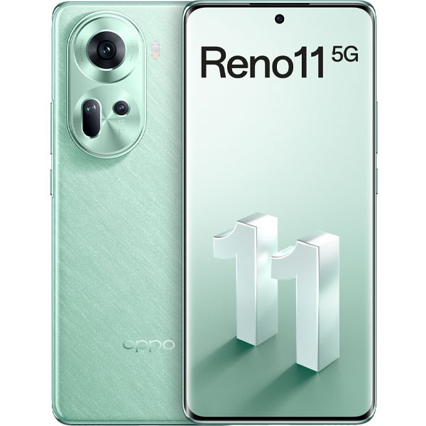 Diem gay an tuong dau tien voi OPPO Reno11 5G chinh la thiet ke manh mai, uon cong tinh te hai canh vien, mang lai cam giac cam nam thoai mai va cao cap