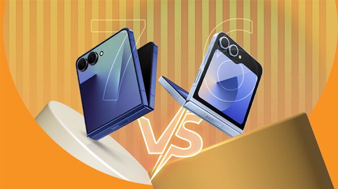 Galaxy Z Flip 7 vs Z Flip 6: Nang cap dang gia hay chi tinh chinh nho?