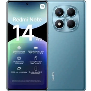 Xiaomi Redmi Note 14 Pro màu Spectre Blue